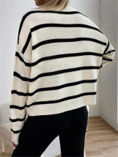Long Sleeve Stripe Sweater GZYF-1079