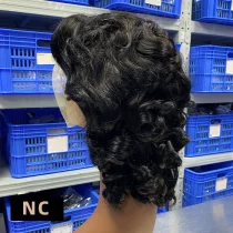 Human Hair Bouncy Loose Wig JFDX-48253