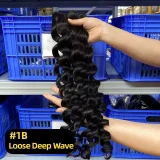 Human Hair Double-Ply Braided Hair Bundle Wig JFDX-97507