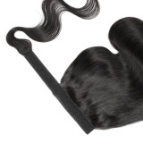 Human Hair Wrap Around Ponytail Body Wave Wigs JKLS-84132
