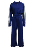 Sport Solid Color Casual Two Piece Pants Set YH-5357