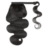 Human Hair Wrap Around Ponytail Body Wave Wigs JKLS-84132
