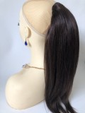 Human Hair Straight Drawstring Ponytail Wigs JKLS-31392