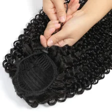 Huamn Hair Kinky Curly Drawstring Ponytail Wigs JKLS-45505