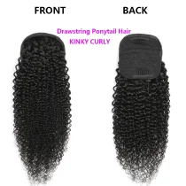 Huamn Hair Kinky Curly Drawstring Ponytail Wigs JKLS-45505