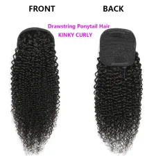 Huamn Hair Kinky Curly Drawstring Ponytail Wigs JKLS-45505