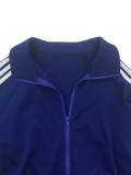 Sport Solid Color Casual Two Piece Pants Set YH-5357