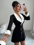 Fashion Blazer Dress QODY-6070