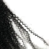 Human Hair Wrap Around Ponytail Afro Curly Wigs JKLS-75547