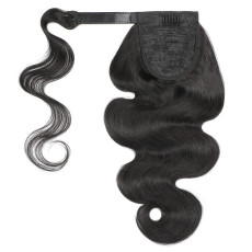 Human Hair Wrap Around Ponytail Body Wave Wigs JKLS-84132