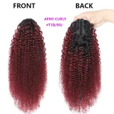 Human Hair curly Ponytail Hair Wig JKLS-85373
