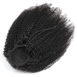 Human Hair Afro curly Drawstring Ponytail Hair Wigs JKLS-40004