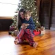 Christmas Plaid Print Matching Family Long-Sleeve Pajama Set GSGS-0634