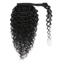 Wrap Around Ponytail Water Wave Human Hair Wigs JKLS-85088