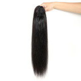 Straight Human Hair Ponytail Clip Wigs JKLS-30841