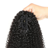 Human Hair curly Ponytail Hair Wig JKLS-85373
