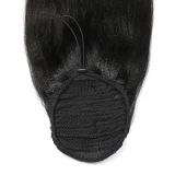 Huamn Hair Straight Drawstring Ponytail JKLS-48095