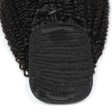 Human Hair Afro curly Drawstring Ponytail Hair Wigs JKLS-40004