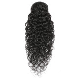 Human Hair Water Wave Drawstring Ponytail Hair Wigs JKLS-82910