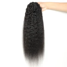 Human Hair Kinky Straight Ponytail JKLS-59549