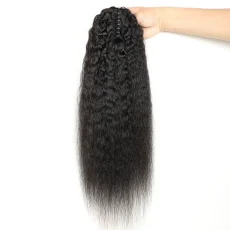 Human Hair Kinky Straight Ponytail JKLS-59549