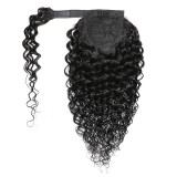 Wrap Around Ponytail Water Wave Human Hair Wigs JKLS-85088