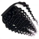 Human Hair Wrap Around Ponytail Deep Wave JKLS-50600