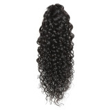 Water Wave Human Hair Ponytail Clip Wigs JKLS-49662
