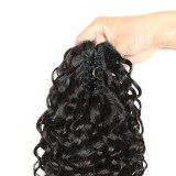Water Wave Human Hair Ponytail Clip Wigs JKLS-49662