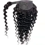 Human Hair Wrap Around Ponytail Deep Wave JKLS-50600