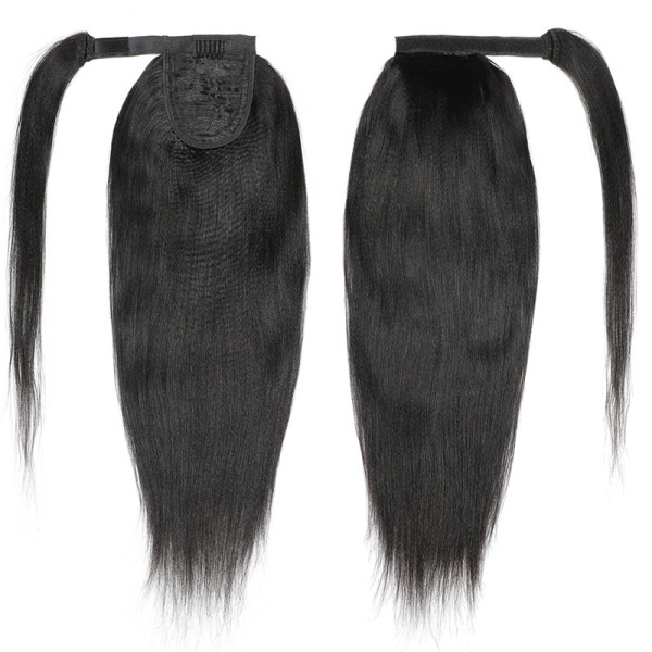 Human Hair Wrapped Ponytail Wig JKLS-46049