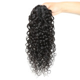 Water Wave Human Hair Ponytail Clip Wigs JKLS-49662