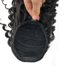 Huamn Hair DEEP WAVE Drawstring Ponytail Wigs JKLS-44095