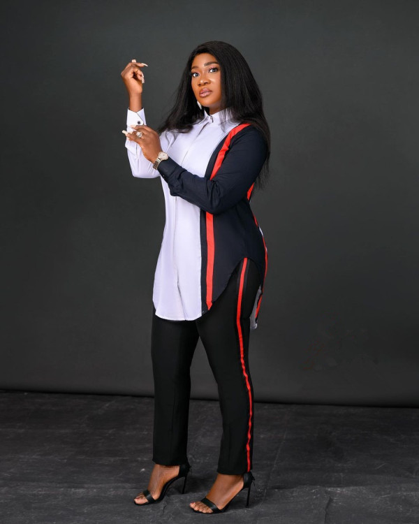 Solid Color Stripe Pants SHMF-6135