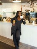 V Neck Irregular Two Piece Pants Set YS-2508