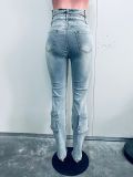Multi-pocket Slim Jeans SHMF-6200
