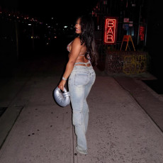 Multi-pocket Slim Jeans SHMF-6200