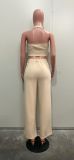 V Neck Sleeveless Vest Pants Suit SHMF-6183