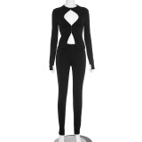 Sexy Tight Top And Pants  Two Piece Sets GSBD-D25ST363