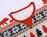 Christmas Print Matching Family Long-Sleeve Pajama Sets GSGS-0528#