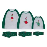 Christmas Reindeer Print Patchwork Family Matching Set GSGS-0617