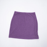 Sexy Solid Mesh Top Skirts Two Piece Set GSBD-J25ST355