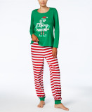 Christmas Print Pajama Family Matching Set GSGS-0618#
