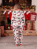 Christmas Print Matching Family Long-Sleeve Pajama Set GSGS-0715