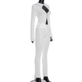 Sexy Tight Top And Pants  Two Piece Sets GSBD-D25ST363