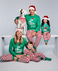 Christmas Print Pajama Family Matching Set GSGS-0618#