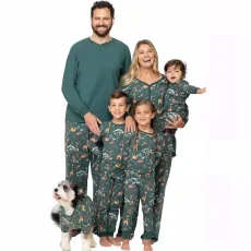 Christmas Family Homewear Print Parent-Child Set GSGS-0622