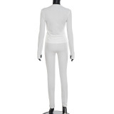 Sexy Tight Top And Pants  Two Piece Sets GSBD-D25ST363