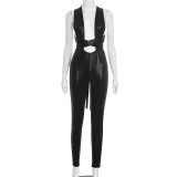 Sexy Strappy Backless Slim Jumpsuit GSBD-J25JP345