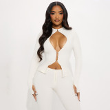 Sexy Tight Top And Pants  Two Piece Sets GSBD-D25ST363
